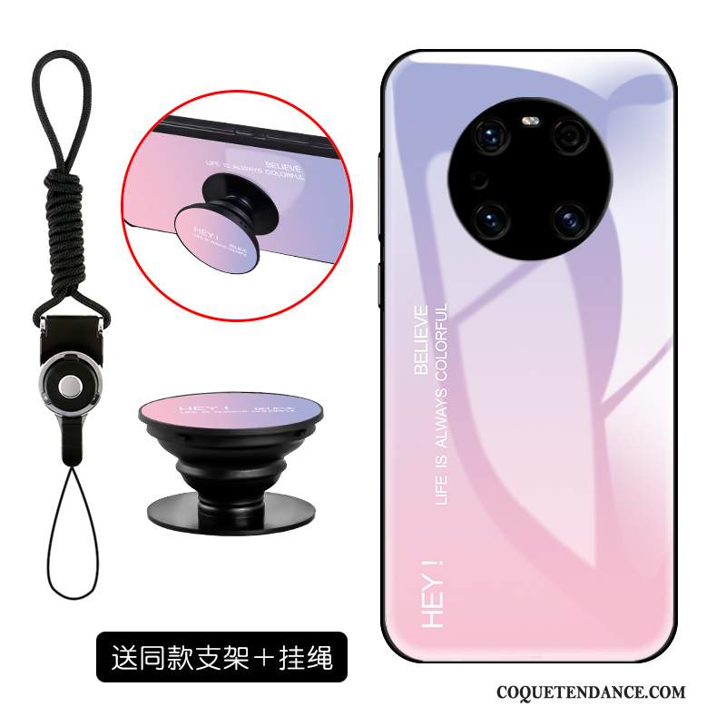 Huawei Mate 40 Pro Coque Silicone Mode De Téléphone Tout Compris Verre Trempé