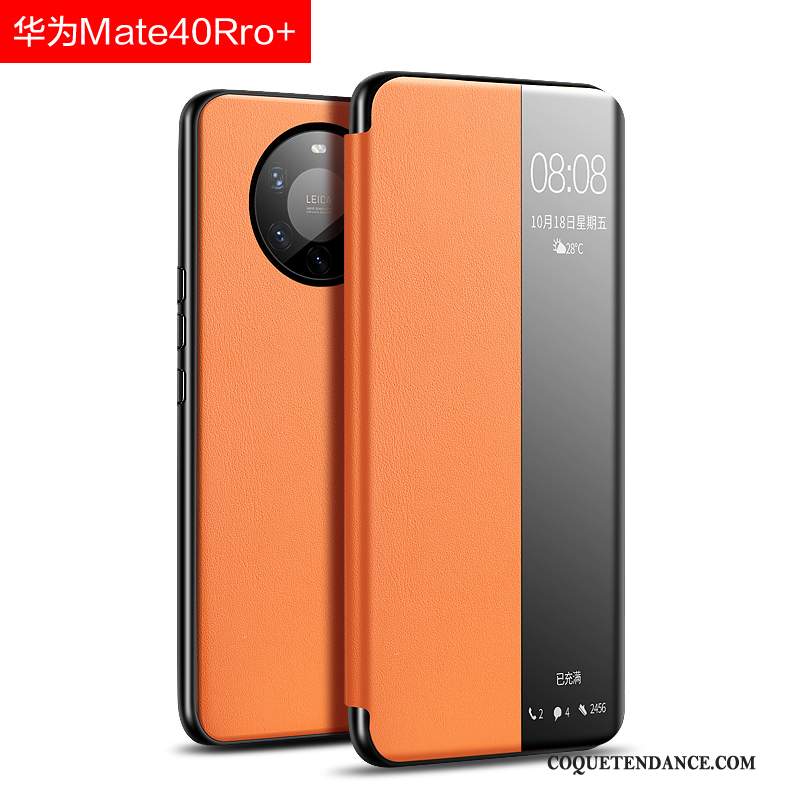 Huawei Mate 40 Pro+ Coque Windows Incassable Protection Dormance Luxe