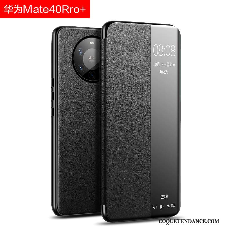 Huawei Mate 40 Pro+ Coque Windows Incassable Protection Dormance Luxe