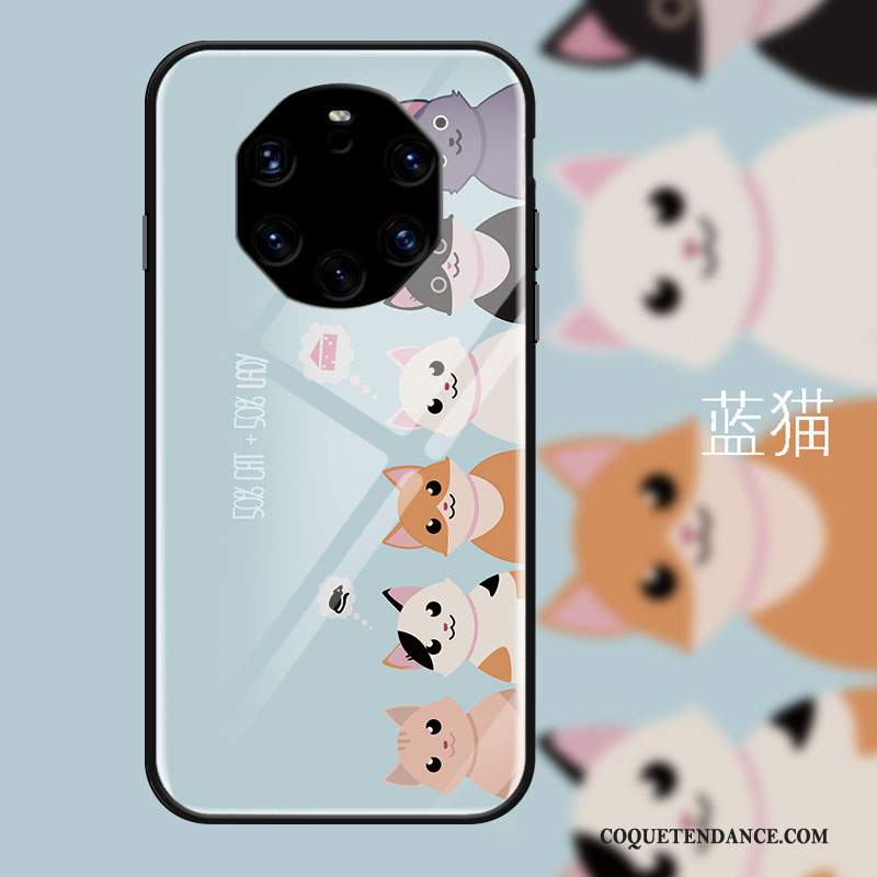 Huawei Mate 40 Rs Coque Rose Tendance Frais Dessin Animé Protection