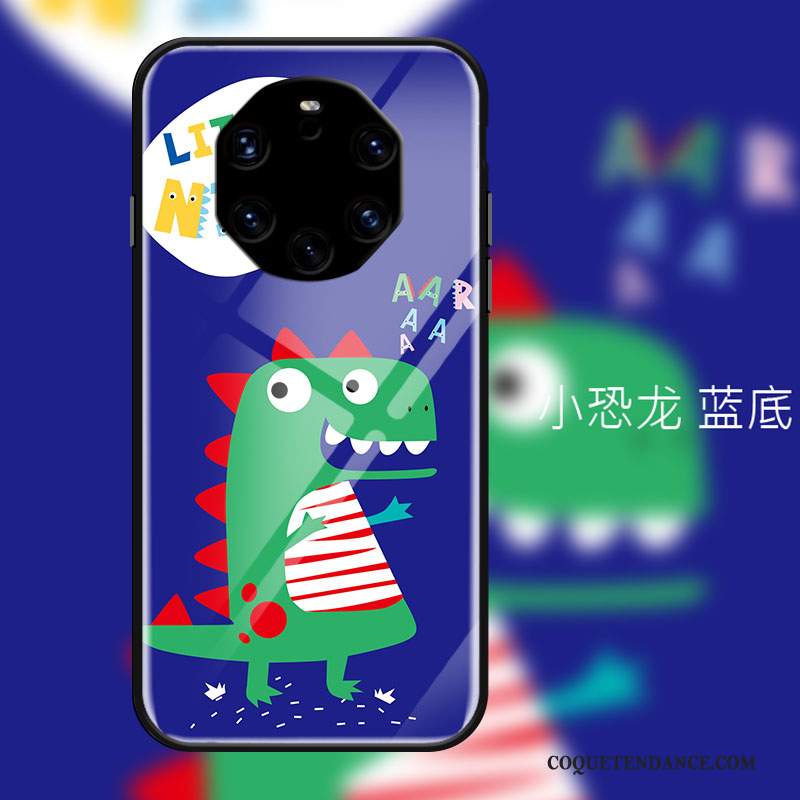 Huawei Mate 40 Rs Coque Verre Tout Compris Dessin Animé Simple Créatif