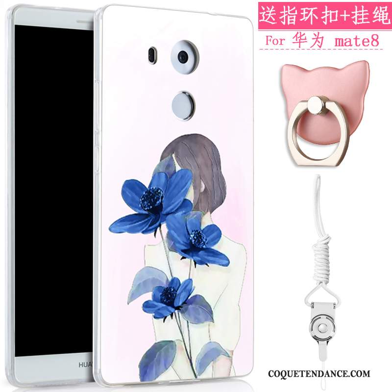Huawei Mate 8 Coque Fluide Doux De Téléphone Créatif Incassable Délavé En Daim