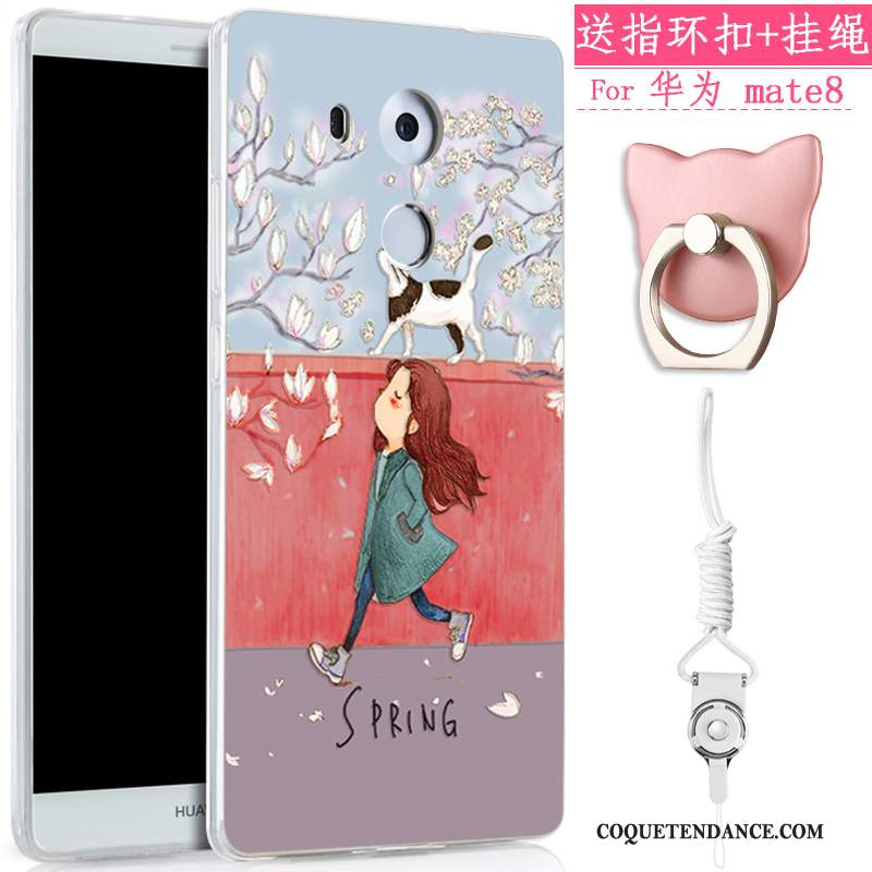 Huawei Mate 8 Coque Fluide Doux De Téléphone Créatif Incassable Délavé En Daim
