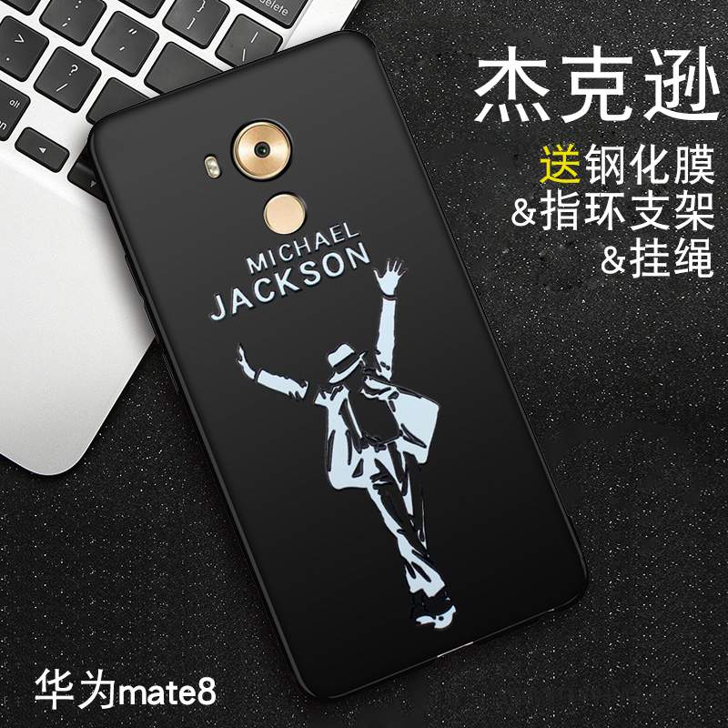 Huawei Mate 8 Coque Incassable Ornements Suspendus Silicone Protection Fluide Doux