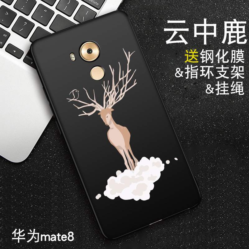 Huawei Mate 8 Coque Incassable Ornements Suspendus Silicone Protection Fluide Doux