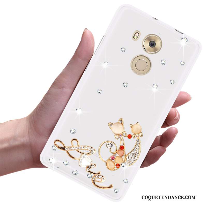 Huawei Mate 8 Coque Strass Créatif Fluide Doux Protection