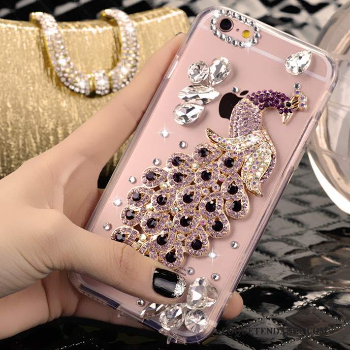 Huawei Mate 8 Coque Étui Luxe Strass De Téléphone Or