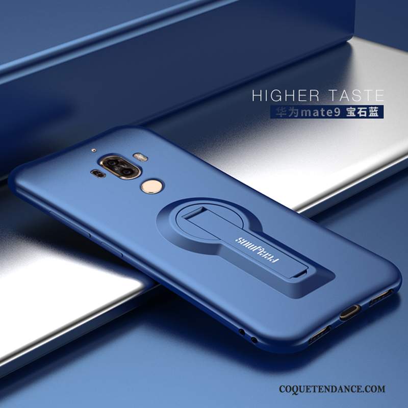 Huawei Mate 9 Coque De Téléphone Ornements Suspendus Support Délavé En Daim Silicone