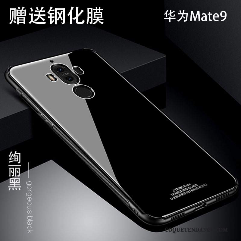 Huawei Mate 9 Coque Incassable De Téléphone Tendance Métal Étui