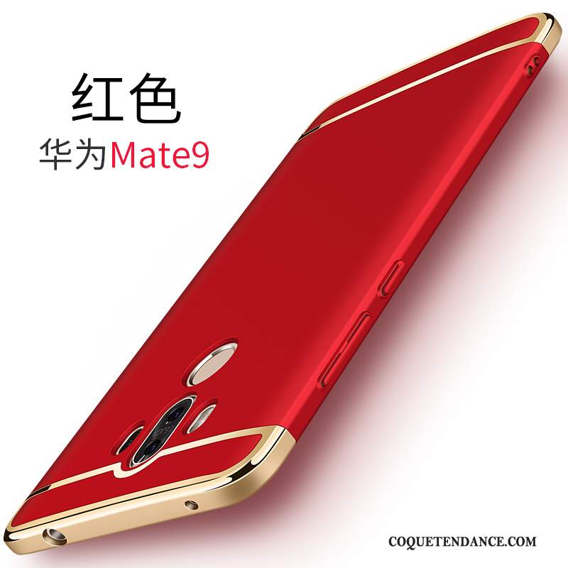 Huawei Mate 9 Coque Incassable Nouveau Délavé En Daim Business Rose