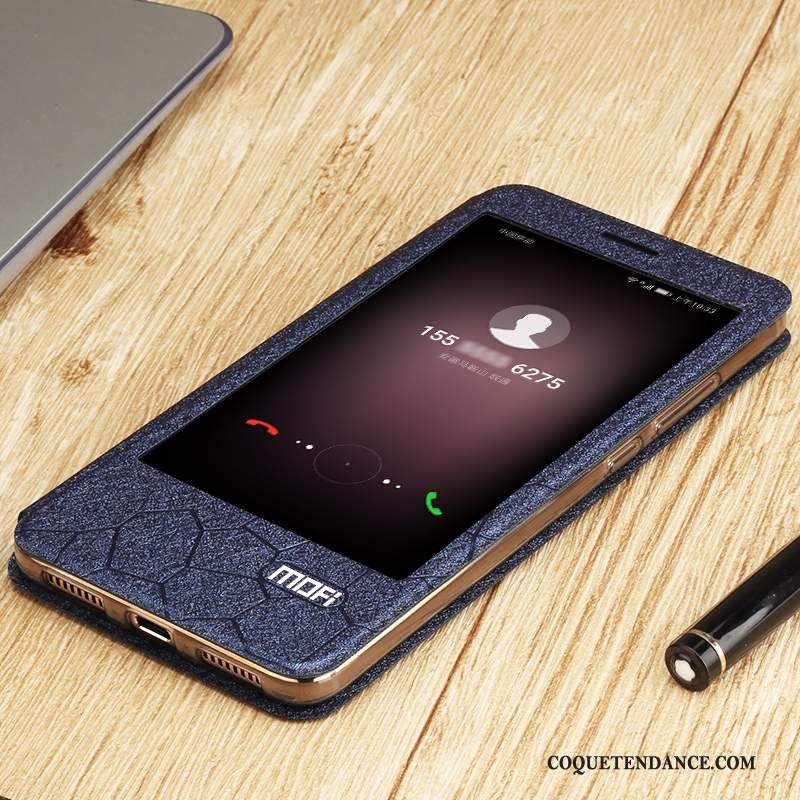 Huawei Mate 9 Coque Incassable Protection Étui En Cuir Noir