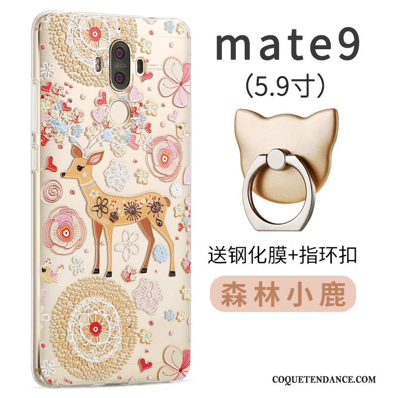 Huawei Mate 9 Coque Personnalité Créatif Étui Violet De Téléphone