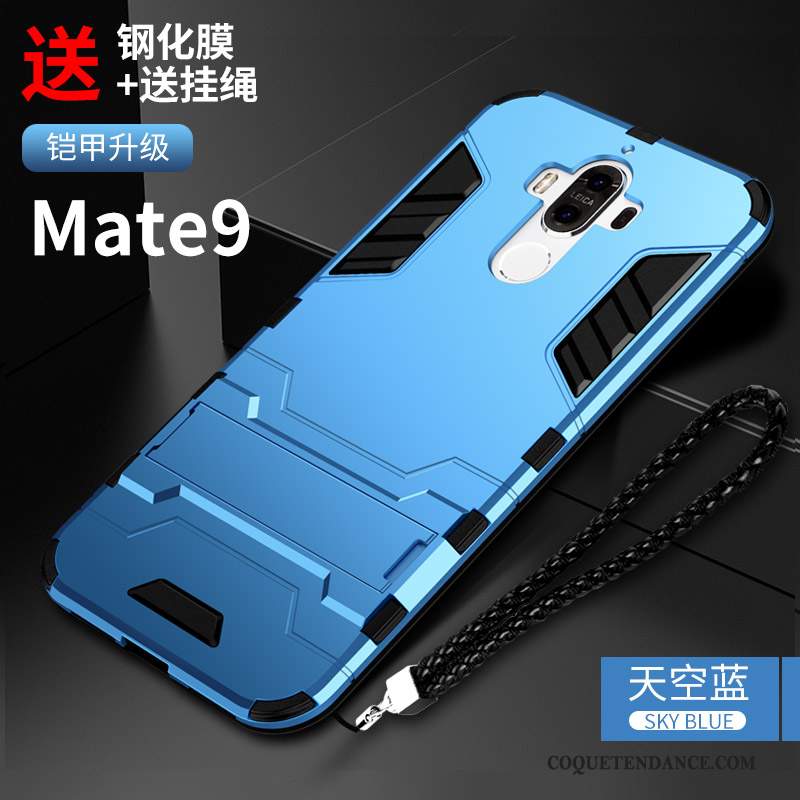 Huawei Mate 9 Coque Silicone De Téléphone Incassable Noir Étui