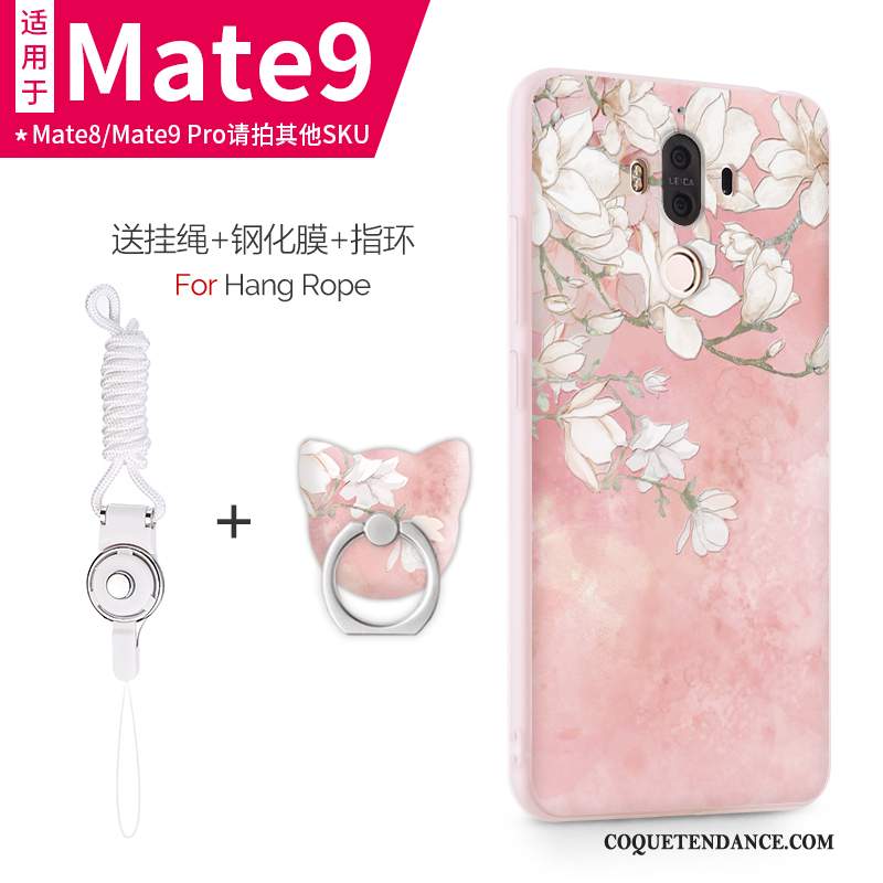 Huawei Mate 9 Coque Silicone Étui Violet De Téléphone Mince
