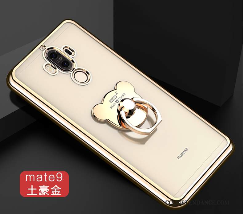 Huawei Mate 9 Coque Tendance Incassable Silicone Support Or