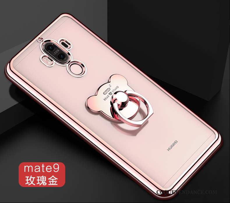 Huawei Mate 9 Coque Tendance Incassable Silicone Support Or