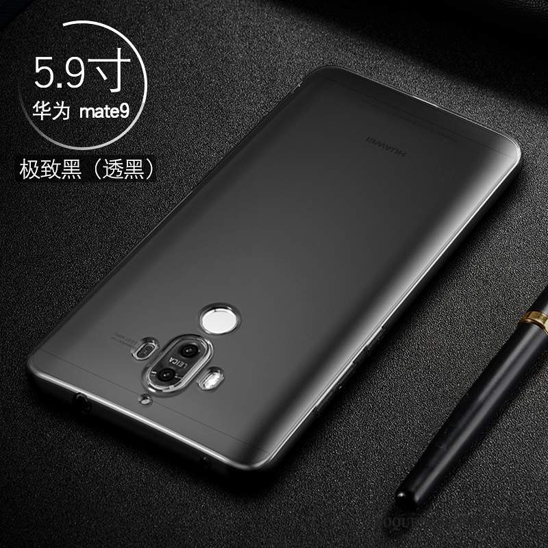 Huawei Mate 9 Coque Tout Compris Très Mince Protection De Téléphone Noir