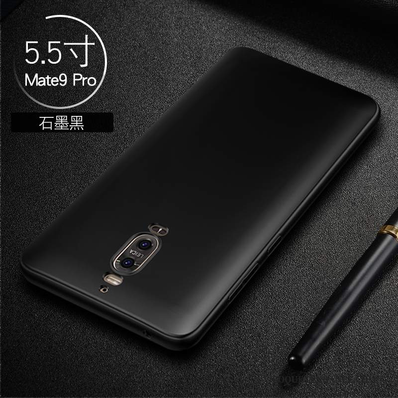 Huawei Mate 9 Coque Tout Compris Très Mince Protection De Téléphone Noir