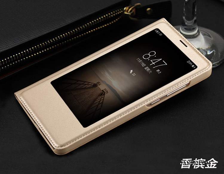 Huawei Mate 9 Coque Étui En Cuir De Téléphone Incassable Clamshell Silicone
