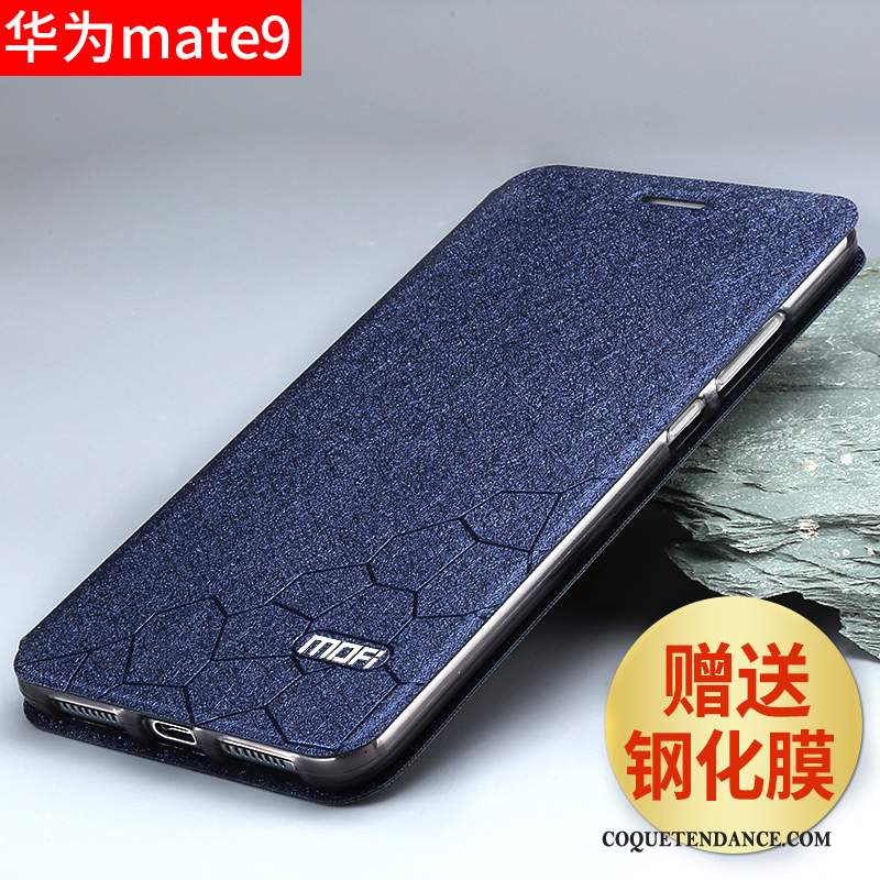 Huawei Mate 9 Coque Étui En Cuir Protection Clamshell Créatif Or