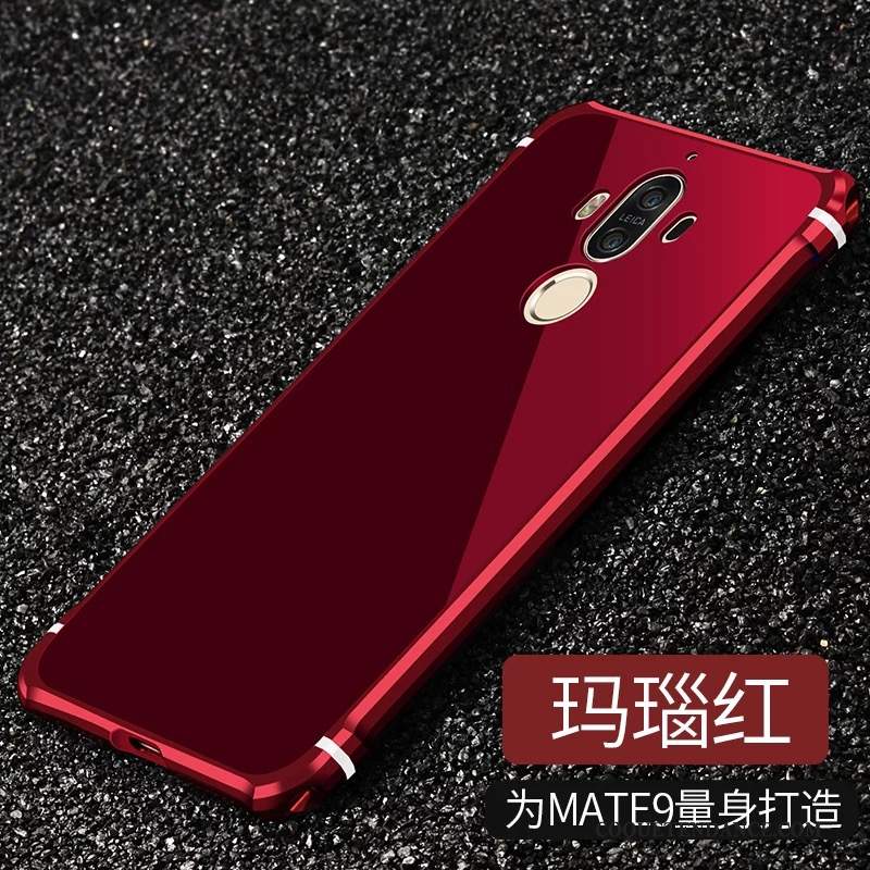 Huawei Mate 9 Coque Étui Noir Métal Protection