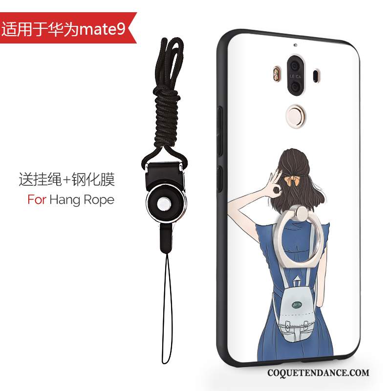Huawei Mate 9 Coque Étui Protection Dessin Animé Ornements Suspendus