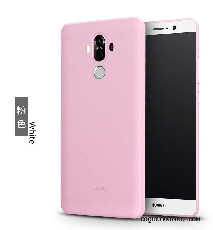 Huawei Mate 9 Coque Étui Silicone Très Mince Blanc De Téléphone