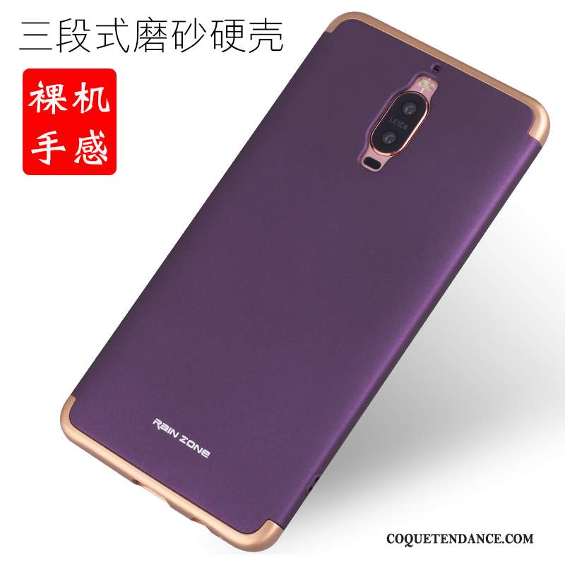 Huawei Mate 9 Pro Coque De Téléphone Métal Border Rose Étui