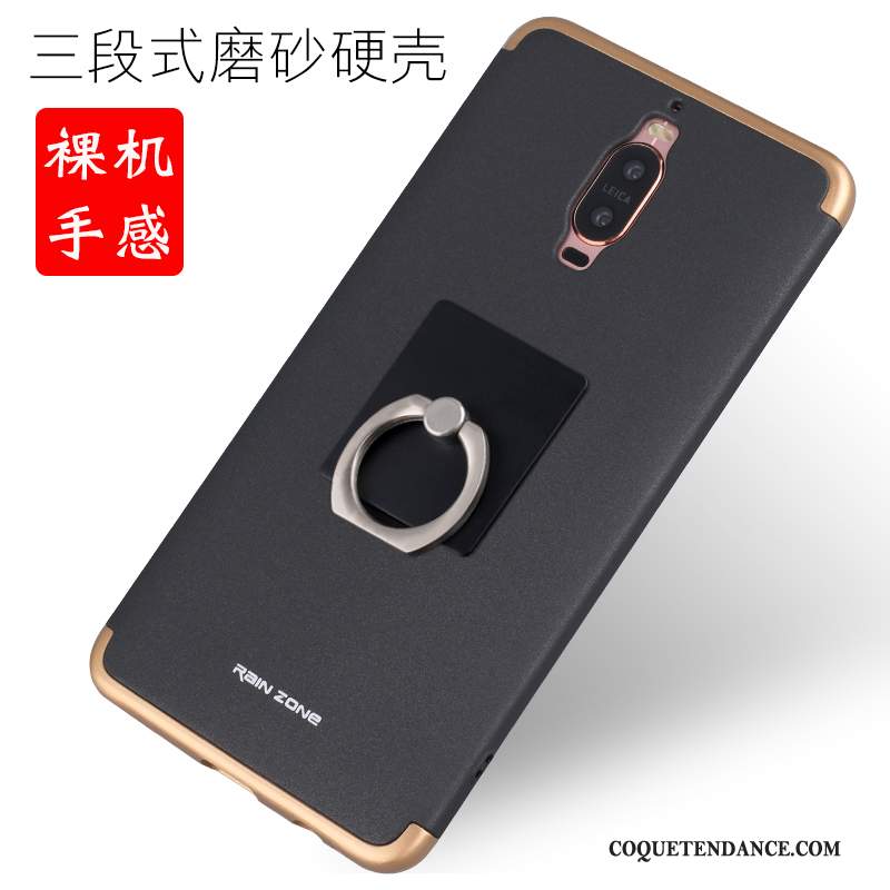 Huawei Mate 9 Pro Coque De Téléphone Métal Border Rose Étui