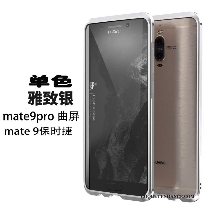 Huawei Mate 9 Pro Coque De Téléphone Or Protection Border Étui