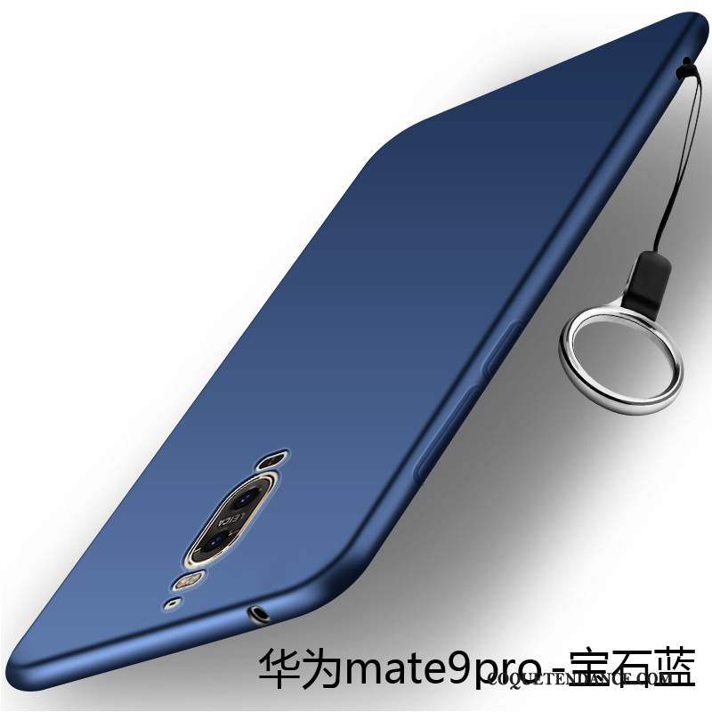 Huawei Mate 9 Pro Coque Fluide Doux De Téléphone Étui Délavé En Daim Incassable