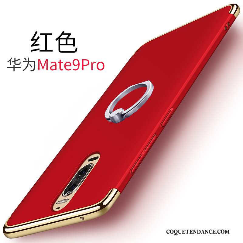 Huawei Mate 9 Pro Coque Métal Difficile De Téléphone Rouge