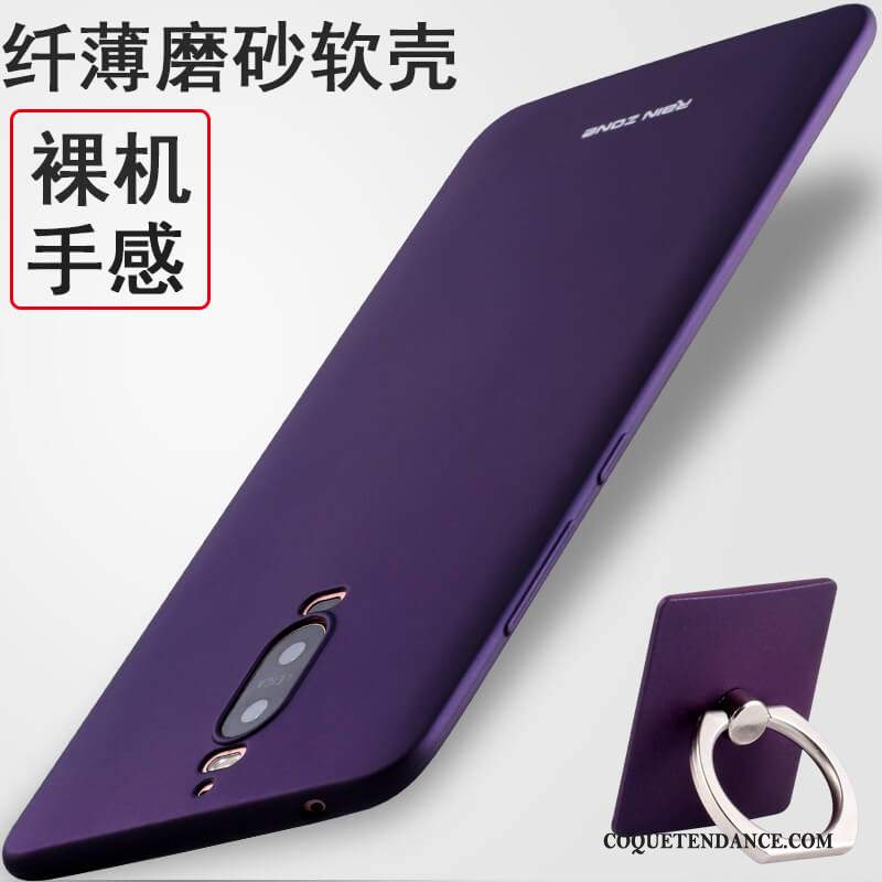 Huawei Mate 9 Pro Coque Silicone Protection Rouge Fluide Doux Étui