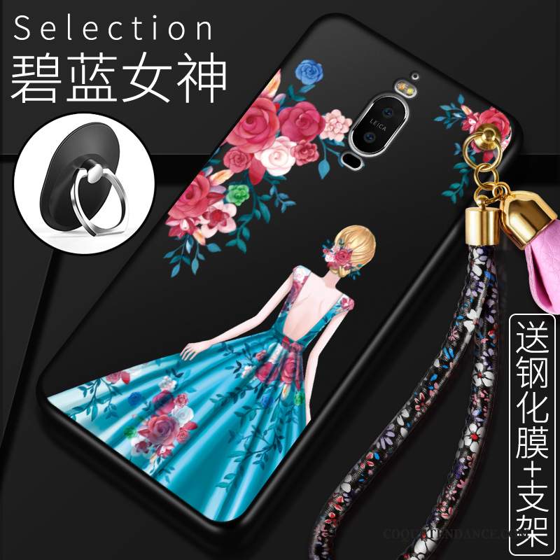 Huawei Mate 9 Pro Coque Tendance Protection Étui Rouge De Téléphone
