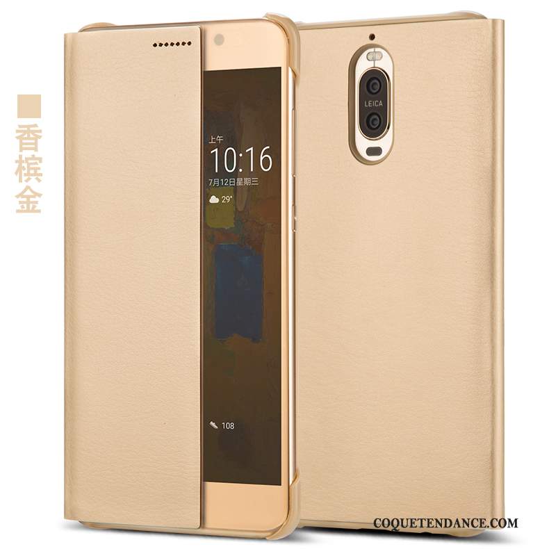 Huawei Mate 9 Pro Coque Étui De Téléphone Étui En Cuir Clamshell Protection