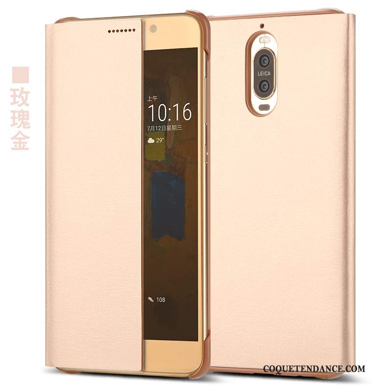 Huawei Mate 9 Pro Coque Étui De Téléphone Étui En Cuir Clamshell Protection