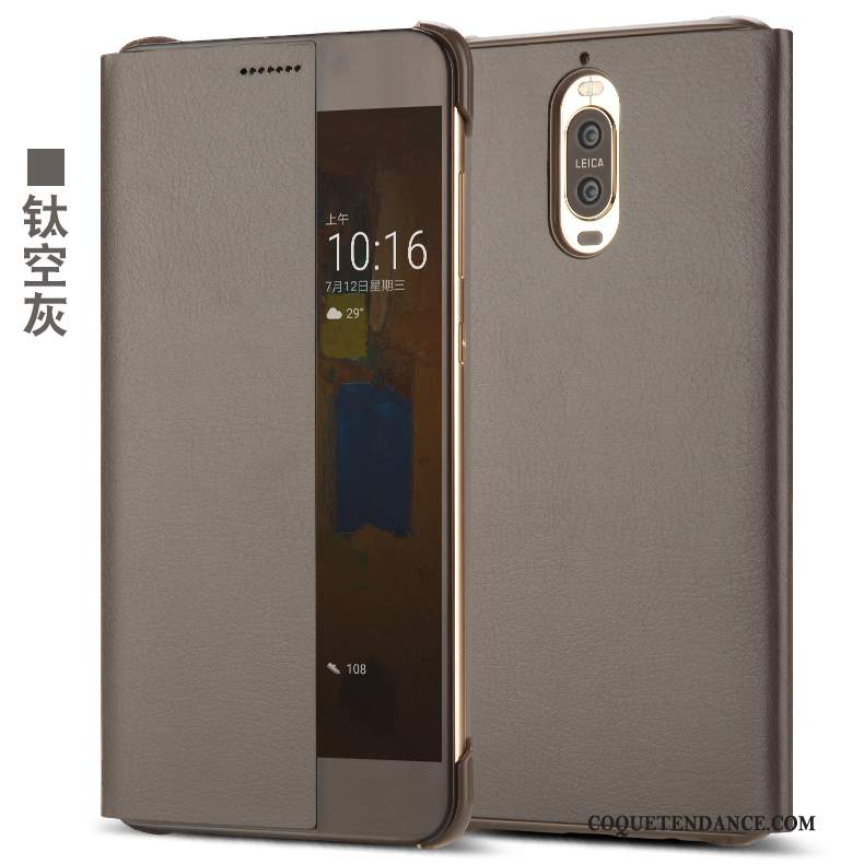 Huawei Mate 9 Pro Coque Étui De Téléphone Étui En Cuir Clamshell Protection