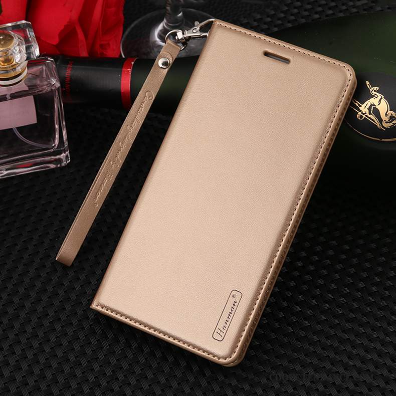 Huawei Mate 9 Pro Coque Étui En Cuir De Téléphone Cuir Véritable Noir Protection