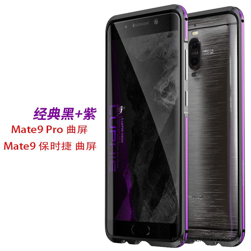 Huawei Mate 9 Pro Coque Étui Protection Argent De Téléphone Border