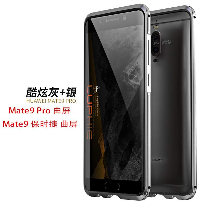 Huawei Mate 9 Pro Coque Étui Protection Argent De Téléphone Border