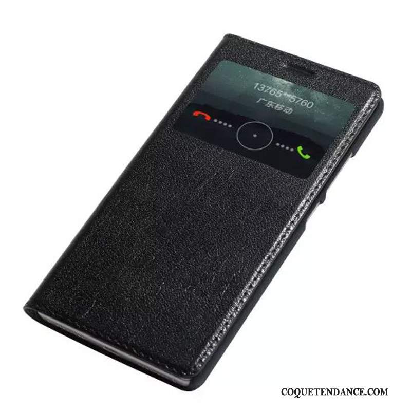 Huawei Mate S Coque Cuir Cuir Véritable De Téléphone Dormance Étui