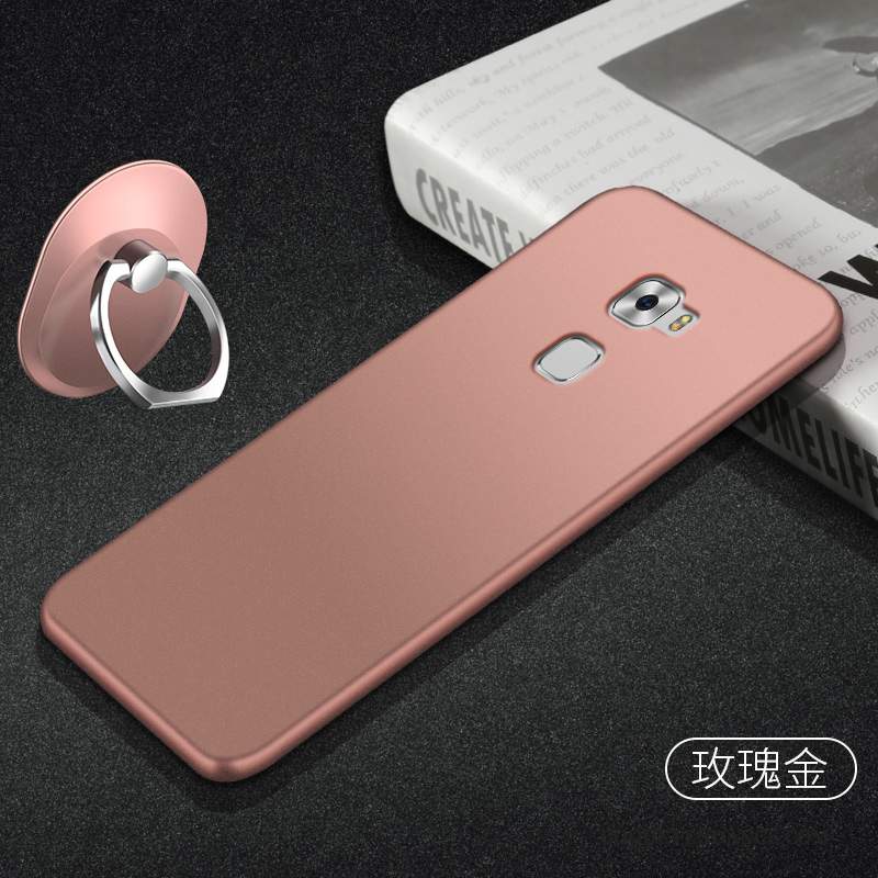 Huawei Mate S Coque De Téléphone Incassable Délavé En Daim Tout Compris Rouge