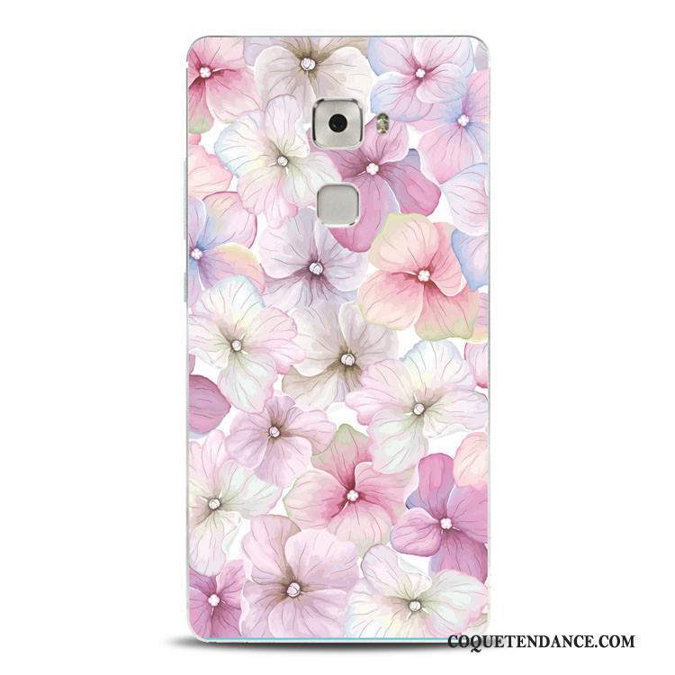 Huawei Mate S Coque Fleur Personnalité Rouge Silicone