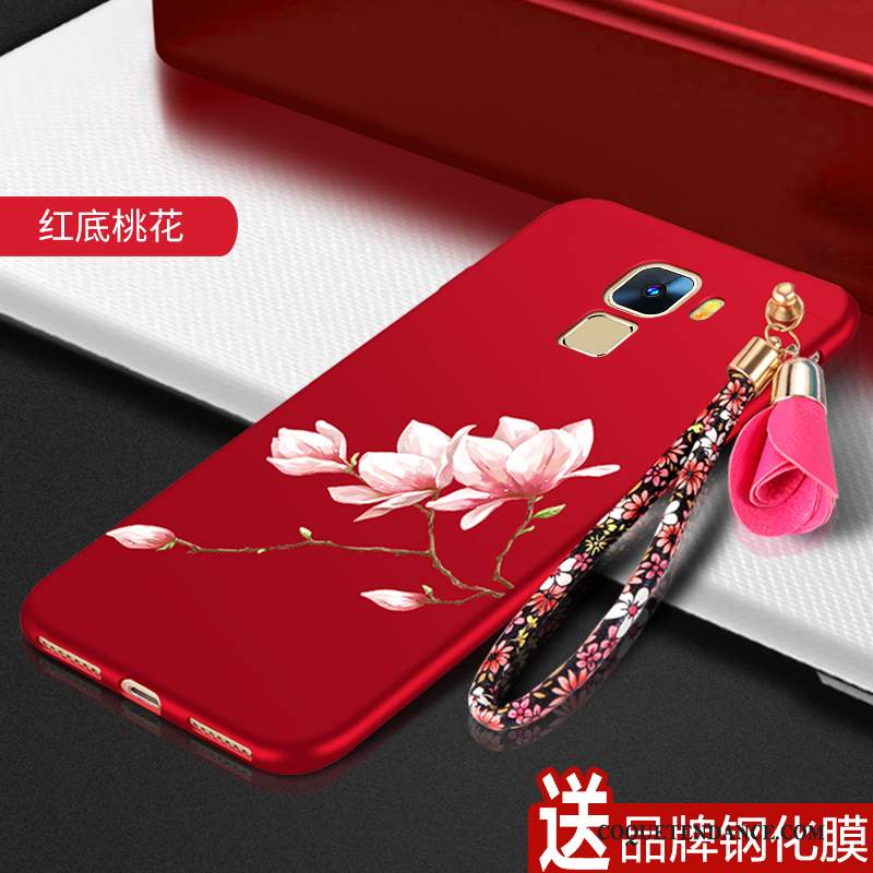Huawei Mate S Coque Rouge Protection Incassable De Téléphone Fluide Doux
