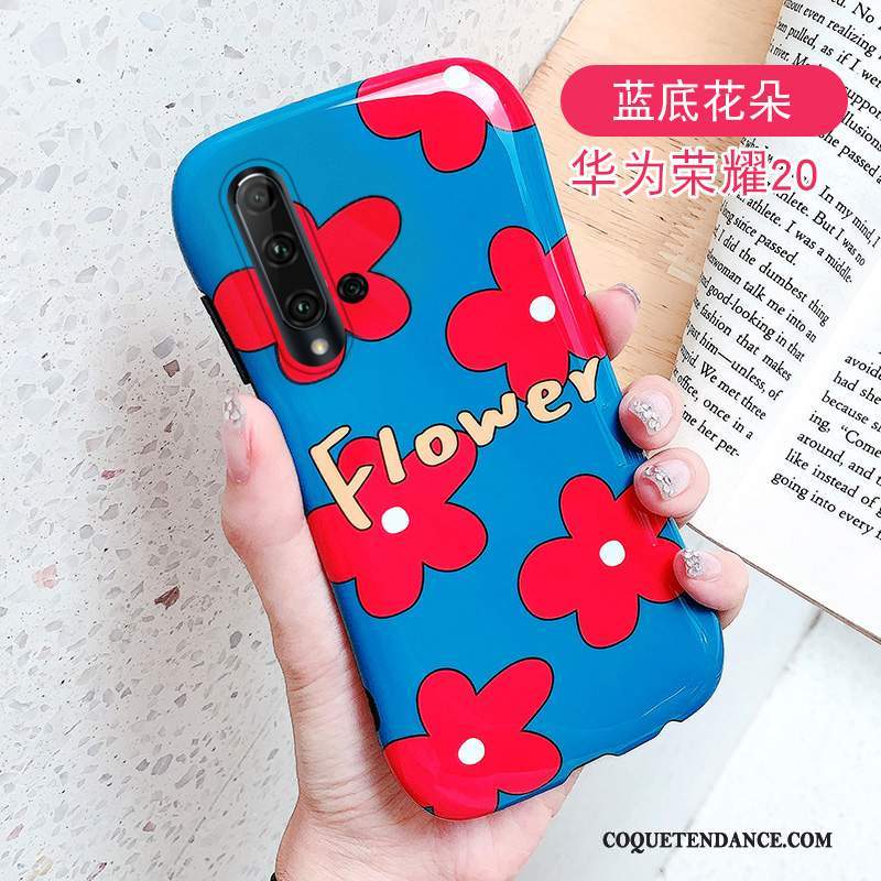 Huawei Nova 5t Coque Fleur Créatif De Téléphone Étui Silicone