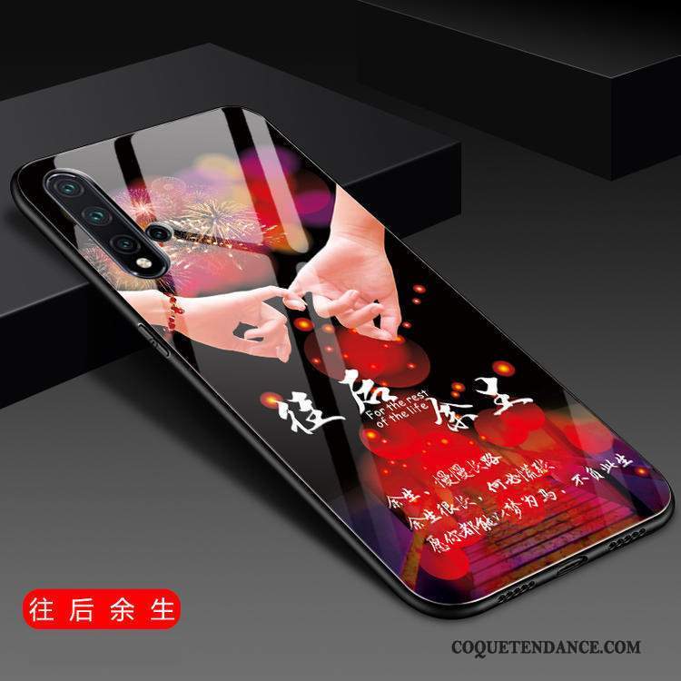 Huawei Nova 5t Coque Mode Silicone Personnalité Tout Compris Verre