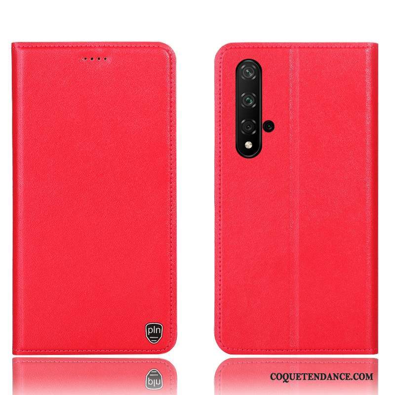 Huawei Nova 5t Coque Étui En Cuir Housse Protection Tout Compris Incassable