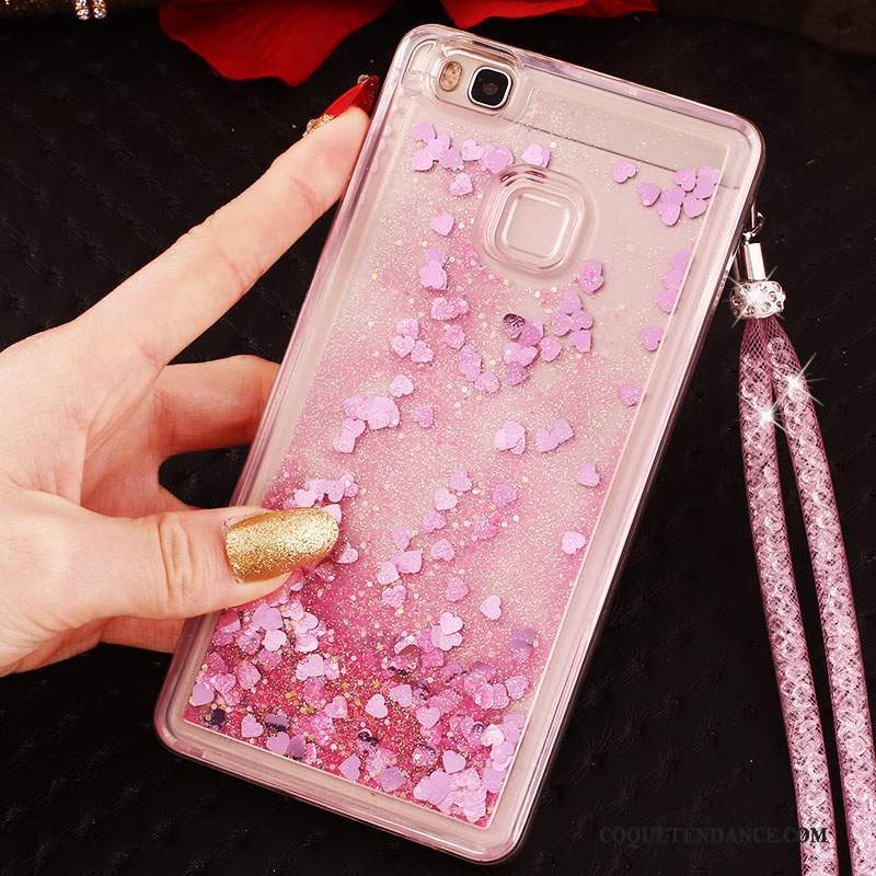 Huawei Nova Coque Anneau De Téléphone Quicksand En Silicone Cristal