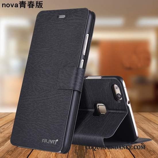 Huawei Nova Coque De Téléphone Jeunesse Incassable Clamshell Bleu Marin