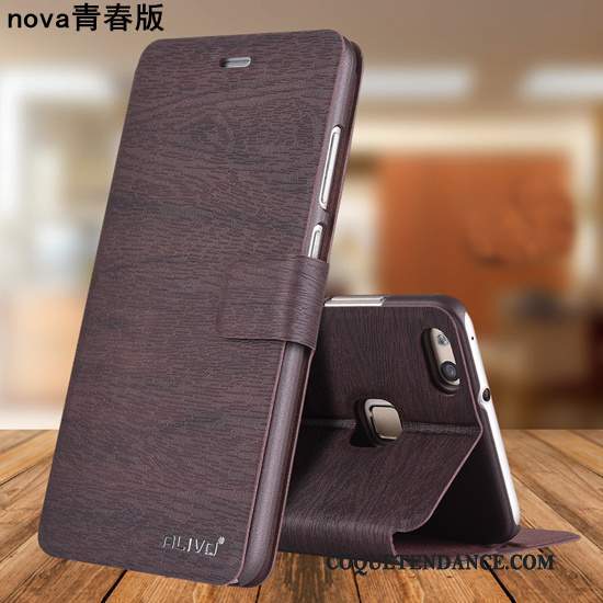 Huawei Nova Coque De Téléphone Jeunesse Incassable Clamshell Bleu Marin